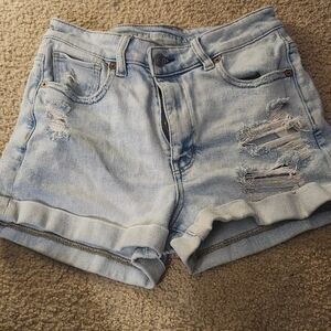 American Eagle Outfitters Light Blue Jean Shorts